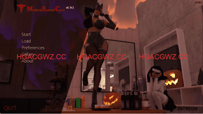 【欧美SLG/汉化/动态】医疗特别护理：万圣节2 AI版【PC+安卓/608M/更新】Medical Special Care [Halloween 2]