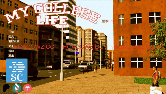 【欧美SLG/汉化/沙盒】我的大学生活Ch.1v0.1 AI版【PC+安卓/1.12G/更新】My College Life [Ch.1 v0.1]